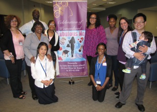 Staff from the Family Service Bureau of Newark worked together tirelessly to organize the 2014 Celebration of Womanhood: Fabulous Me Conference for more than 200 young women around the state. 