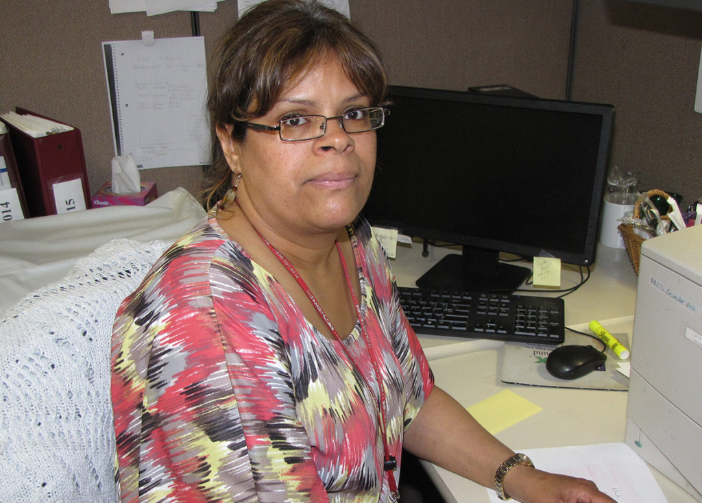 Employee of month Marilyn Rodriguez FSB admin assistant