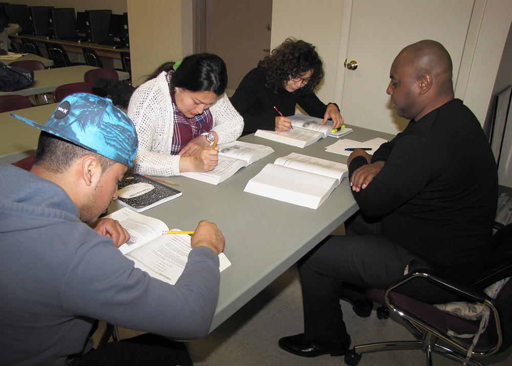 LISC volunteer at Adult Learning Center