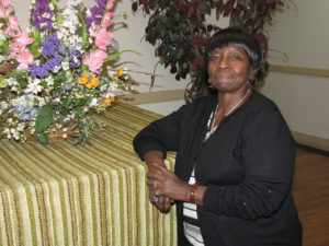 Lillie Rivers lives at New Community Commons Senior and is known by her active community involvement.