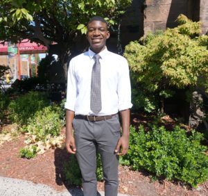 Lourd Norris of Irvington hopes to become an orthopedic surgeon. He is able to attend Roselle Catholic High School thanks to the Monsignor William J. Linder Scholarship.