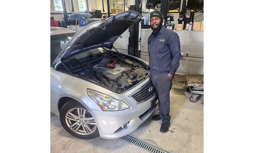 You are currently viewing New Community Career & Technical Institute Graduate Enjoys Career as Automotive Technician