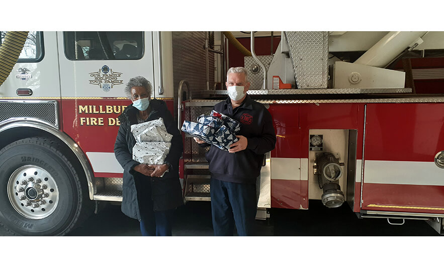 Madge Wilson Gift Donations Millburn Fire Department for Website