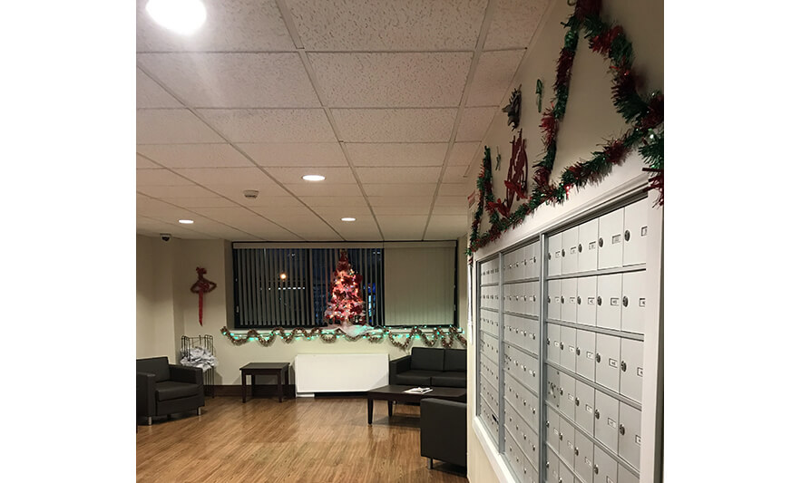 Roseville Senior Mail Room Holiday Decorations 2020 for Website