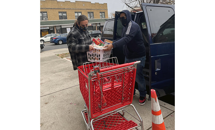 Independence360 Thanksgiving Baskets to Harmony House 11-22-2021 Loading shopping cart for web