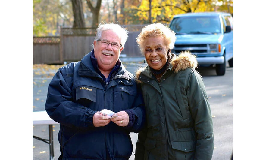 St. Rose of Lima Turkey and Food Drive 11-20-2021 Michael Roberts and Madge Wilson for web