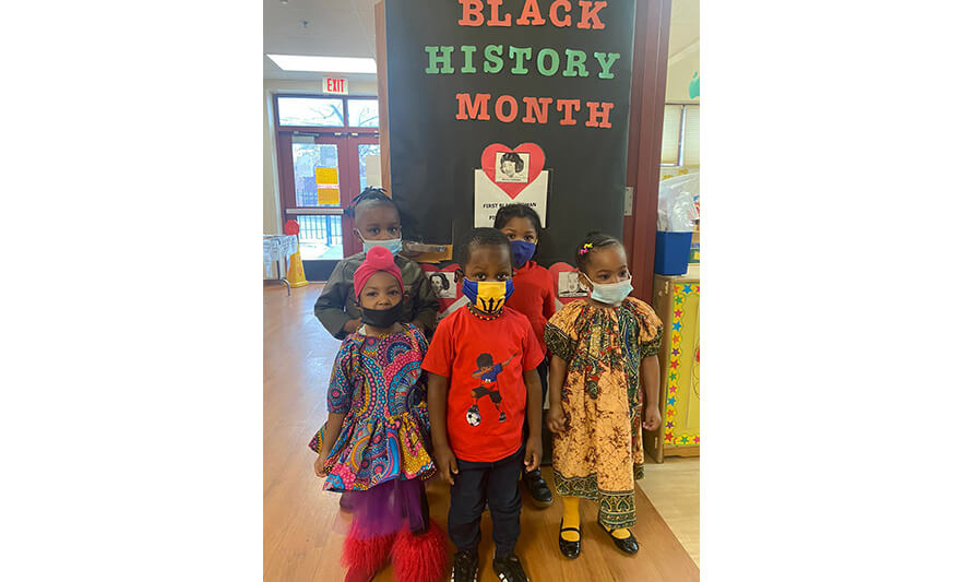 CHELC Black History Month 2022 Five children for web